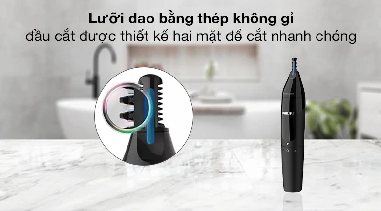 Máy cắt tỉa lông mũi Philips Series 1000 NT1650 chính hãng