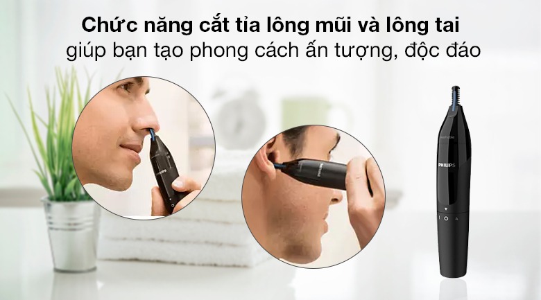 Máy cắt tỉa lông mũi Philips Series 1000 NT1650 chính hãng