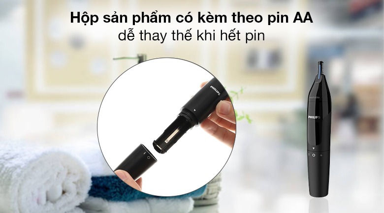 Máy cắt tỉa lông mũi Philips Series 1000 NT1650 chính hãng
