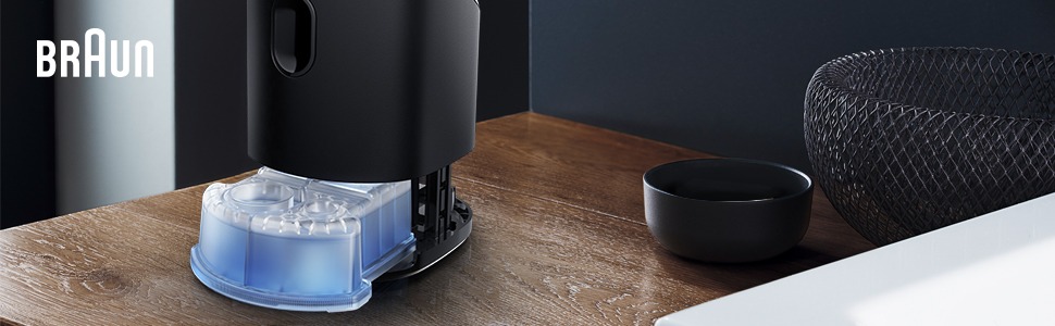 Hộp nước rửa máy cạo râu Braun Clean Renew chính hãng
