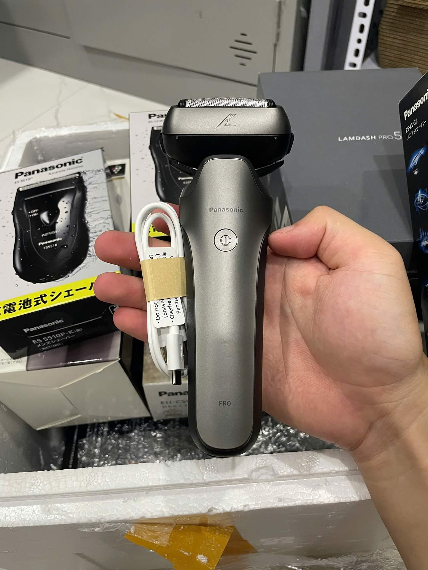 May cao rau Panasonic LamDash Pro ES-L550U chinh hang