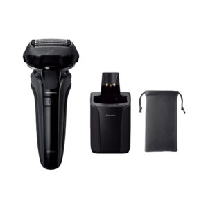 Máy cạo râu Panasonic Lamdash ES-LVHX-K công nghệ AI+, 5 lưỡi chính hãng, có trạm sạc vệ sinh tự động - Model 2026